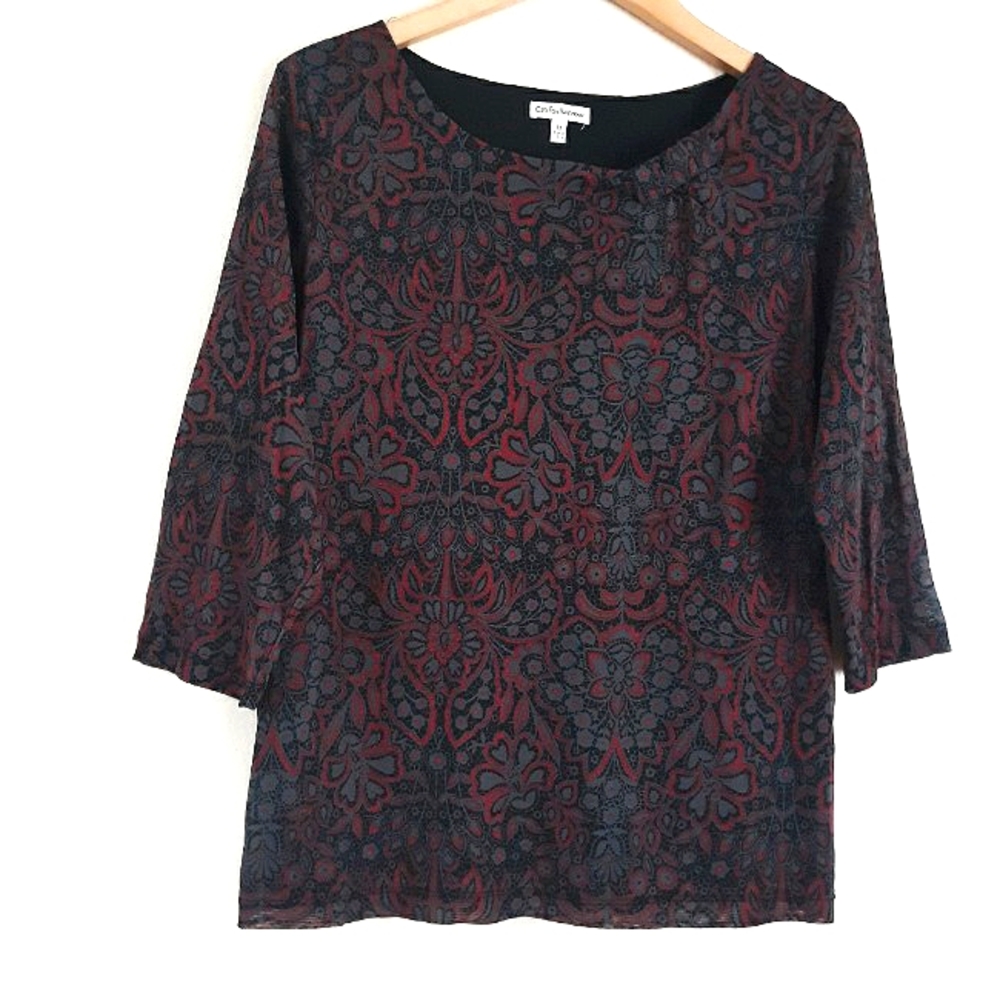 💥50% off bundles💥 Mesh boat neck top